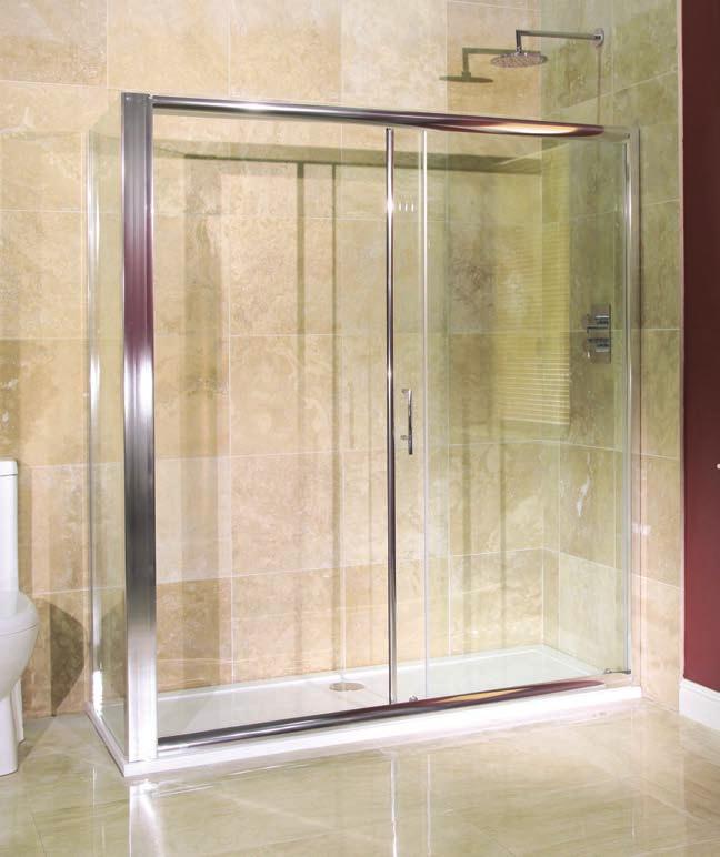 SHOWER ENCLOSURES - Sliding Shower Doors Sliding Shower Doors 1000 Shower Door 1700 Shower Door 1000 H 1850 W 950-990 8364 1100 H 1850 W 1050-1090 10201