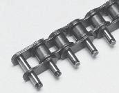 46 I Renold Transmission Chain Catalogue Extended Bearing Pins European (BS) Standard / ISO 606 Extended pin + circlip groove (type C) to suit standard external circlips to BS3673 Part 2 Unit
