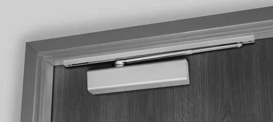 This track assembly requires that a door stop, by others, be supplied to stop the door.