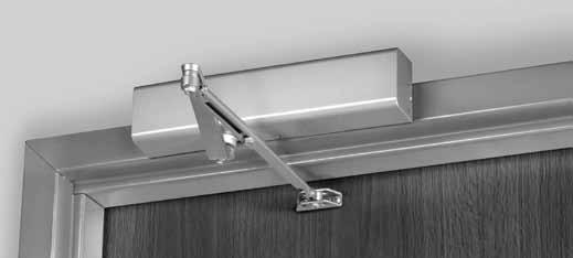 applications Regular Arm 8301 - slim cover This is the only pull-side application where a double lever arm is used.
