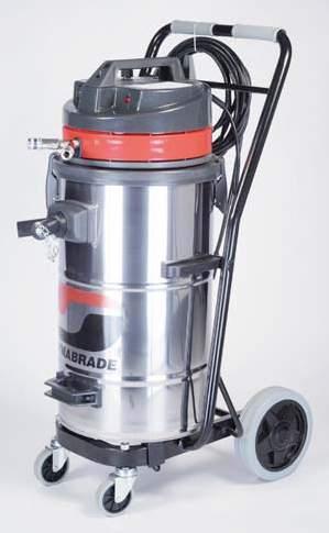 Features Dynabrade s Composite-Style Couplers and Vacuum Hose Swivel Adapter. 61300 9.9 gallon (36 liters) 61300 9.