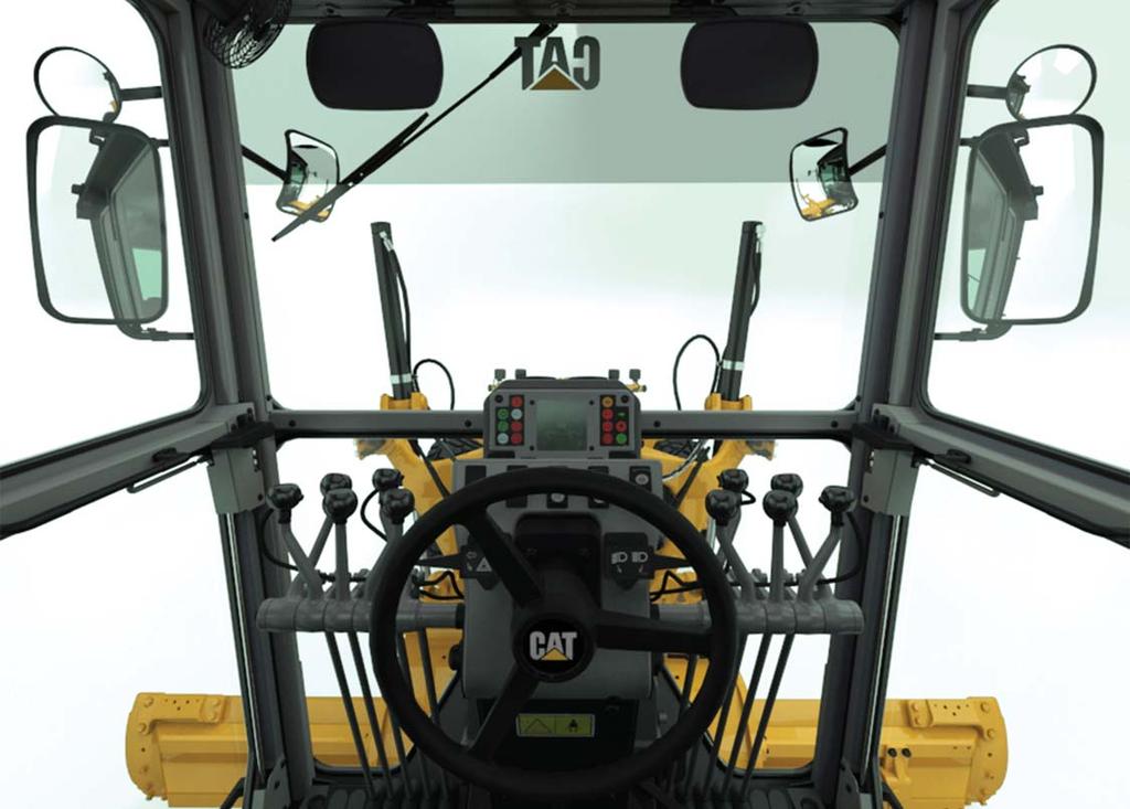 Operator Station Caterpillar sets the standard for comfort, convenience and visibility Designed for Productivity K Series cabs are designed to keep you comfortable, relaxed and productive.
