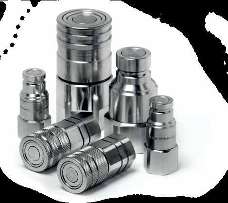 A PREMIER SERIES FLAT FACE COUPLERS ISO 16028 Interchange The A Premier Series Flat Face ISO 16028 Interchange Couplings offer higher pressure ratings, superior flow characteristics, and lower