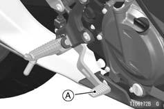 When turning a corner, it is better to limit braking to the light application of both brakes or not to brake at all.