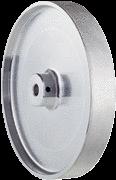 luminum measuring wheel with studded polyurethane surface for 10 mm solid shaft,
