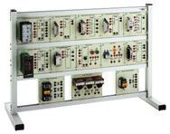 The test set includes relays for over-current and under-current, over and undervoltage, over and under-frequency, phase-sequence and short-circuit protection for three-phase, single-phase