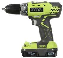 Drill/Driver Kit (Includes bag, battery and charger) Ryobi One+ 18V Compact