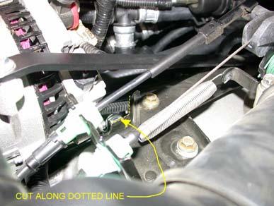 Install the accessory drive belt in accordance with the new belt