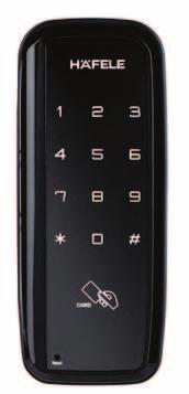 RESIDENTIAL DIGITAL LOCK ER4600 *FOR APPLICATIONS ON METAL GATE ONLY Dimension: Front module: 64 (W) x 165 (H) x 18 (D) Back module: 72.4 (W) x 174.4 (H) x 47.