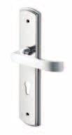 50* * Price for Lever Handle only 60mm x 300mm long back plate Bolt through screw 8mm x 8mm spindle Stainless Steel