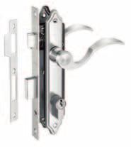 LEVER MORTISE LOCK ( NARROW STYLE ) Narrow style lock case for narrow profile steel / aluminium door Lock case 25mm x 70mm Double key euro profile cylinder 60mm Backset 25mm Zinc Diecast SN 489.10.