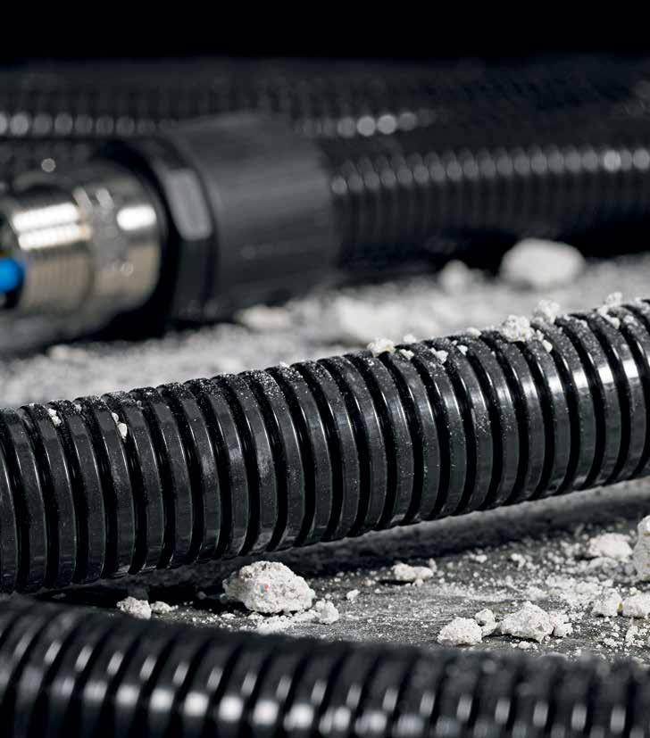 HelaGuard is an innovative system of non-metallic conduits, fittings and accessories that provides a highly versatile and lightweight solution for flexible cable management protection and routing