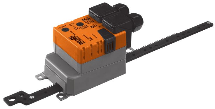 echnical data sheet LH4A-S-P.. Linear actuators for adjusting air dampers and slide valves in ventilation and air-conditioning systems for building services installations For air dampers up to approx.