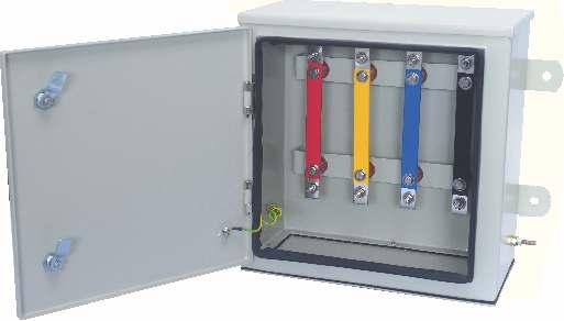 Junction Box / Busbar Chamber Busbar chamber offers ultimate solution in taking number of outgoing connections from single incoming source.