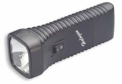 NovoLux Halogen, is one of the top-torches of its class at a reasonable price. The torch possesses a robust, durable plastic casing and can be charged at any socket with the integrated power plug.