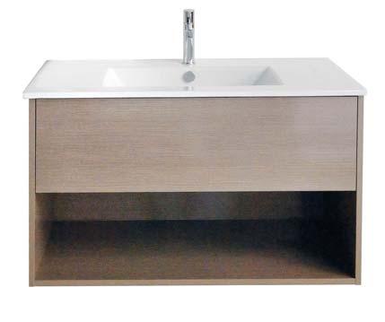 Single or Double bowl Soft-close drawers Recessed handleless design Available in 1500, 1800mm 3 POSH DOMINIQUE POWDER ROOM VANITY