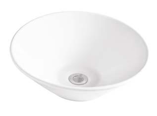 1 SOLUS VANITY BASIN White Vitreous china Available with 1 or