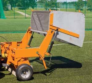Ideal for fine or outfield turf the Sisis range of easily adjustable tractor sweepers have spiral designed brushes that drive the debris into large capacity
