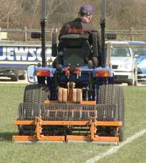 If clubs can keep their pitches aerated using this machine on a