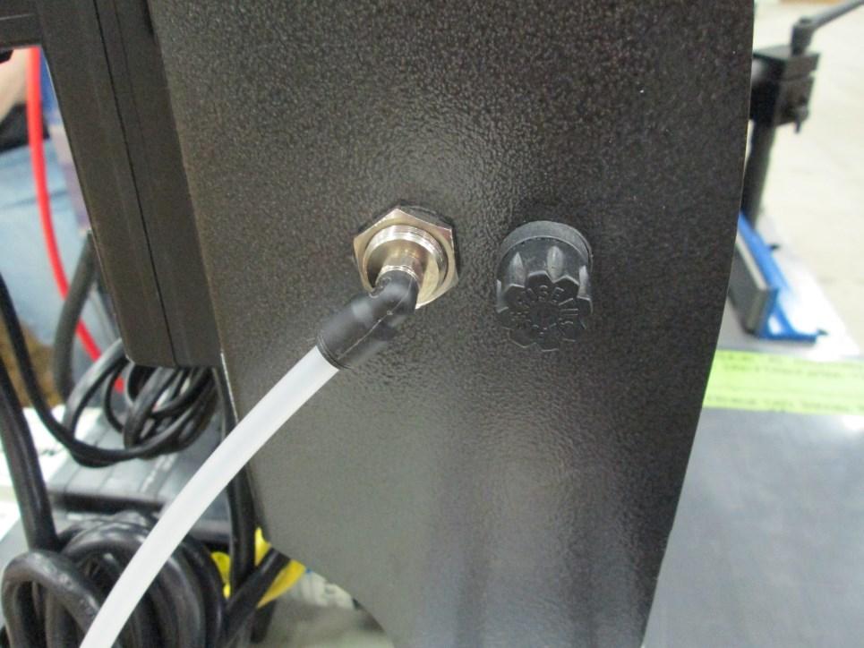 In these cases, a P to E (Pneumatic to Electric) sensor can use that air signal to close or open a set of electrical contacts. The photos below show an example of a BMI P2E installation.