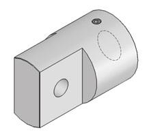 Attachments Clevis end GA Screwed onto the mounting thread of the jack screw and protected against rotation. Standard: Position of the cross hole parallel to drive shaft.