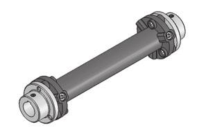 Universal joint shafts GX Universal joint shafts are used to connect several worm gear screw jacks together.