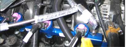 The convolute should span to the center of the intake manifold and is installed to prevent