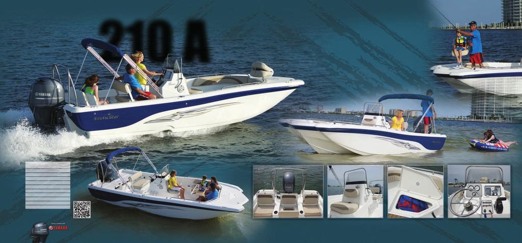 A serious fishing machine in the morning and a versatile water sports boat later in the afternoon,the 210 Angler is the right boat for you.