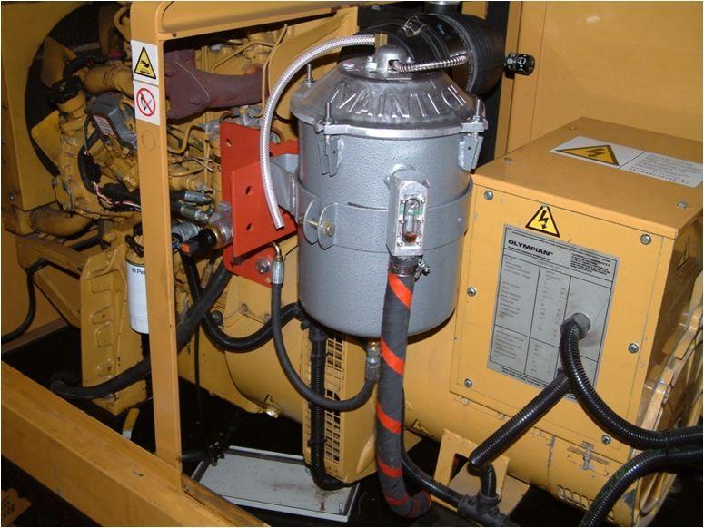 IPU Genset:- Caterpillar Generator with MainTech Oil Cleaning System and MainTech Oil