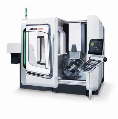 15 The HSC 30 linear and the HSC 70 linear set new standards for precision and surface quality in tool and mould construction.