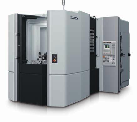 With the NHX, DMG MORI is presenting a compact, rapid horizontal machining centre for highefficiency series production up to mass production in various fields such as the automotive industry and