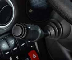 changes possible via either the shuttle lever on the steering column