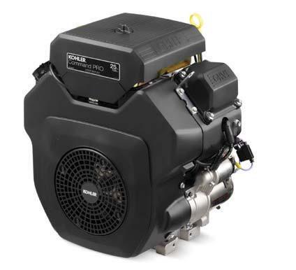 FEATURES AND OPTIONS KOHLER COMMAND PRO V-TWINS FLAT AIR CLEANERS CV740 CH740 Four-cycle, V-twin cylinder, air-cooled, vertical or horizontal shaft, gasoline, full-pressure lubrication with oil