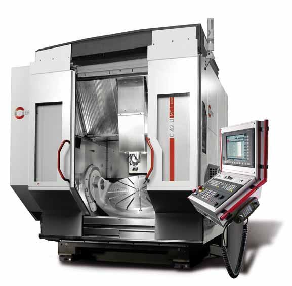 MT series Milling and turning - simultaneously in up to 5 axes MT series - at home in all fields Tool and mould making Highly dynamic simultaneous 5-axes machining up to a component weight of 1,500