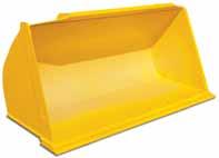 Stock pile bucket The stock pile bucket is the right solution for handling loose and relativly light materials.