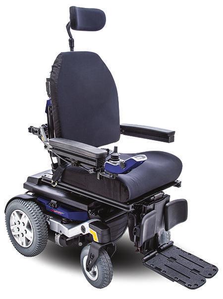 Quantum R44 (Rival) The Rival rear-wheel drive power chair features innovative design that provides exceptional outdoor performance and handling while delivering outstanding tight space