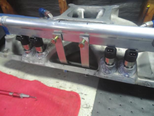 New fuel rails were fabricated using pre-made blanks.