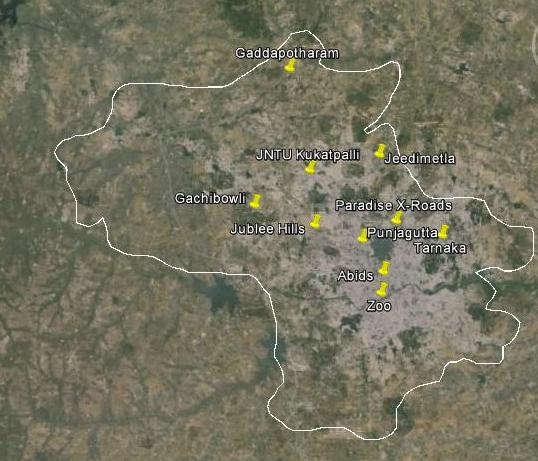 9. AMBIENT NOISE MONITORING OF HYDERABAD Hyderabad, the common capital of both the southern Indian states of Andhra Pradesh and Telangana, is located at 17.37 N, 78.