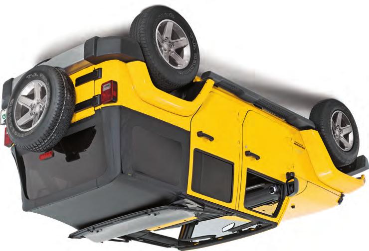 QuadraTop Fabric Replacement Soft Top Installation Manual for 07-18 4-Door Wrangler (JKU) Loss of vehicle control involves risk of death or serious injury, particularly to parts of your body not