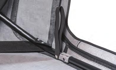 These handy straps can be used to secure your rear window when rolled up.