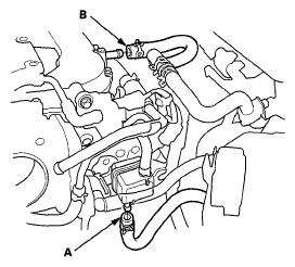 Fig. 7: Identifying EVAP Canister Hose And Brake Booster Vacuum Hose 16.