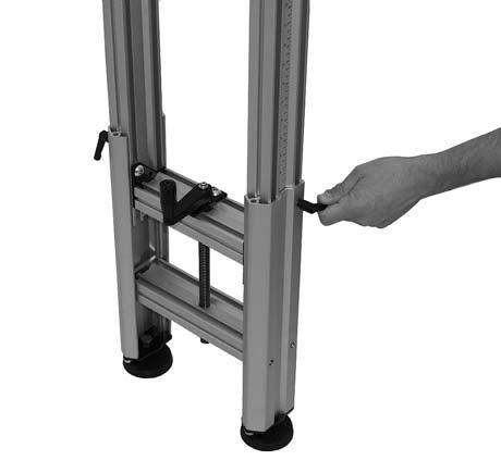 Preventive Maintenance and Adjustment Stand Height Adjustment 2. Raise or lower stand leg by turning adjustment crank (Figure 3, item ) to the required height.