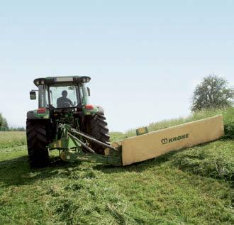 efficiency For slopes Providing large up-and-down travel, all ActiveMow disc mowers are
