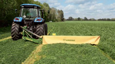 Advantages of spreading Material that is not windrowed but spread across