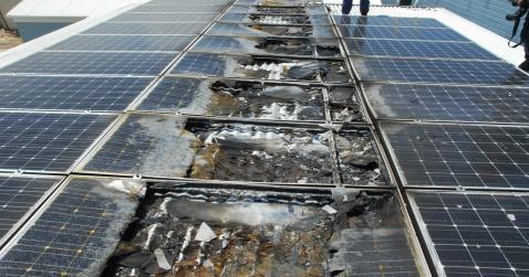 Reduced Risk of Fire -Inverters: - High fire risk from arc faults due to high