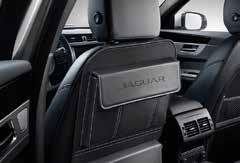 Features embossed Jaguar branding and high quality synthetic materials for interior compartments.