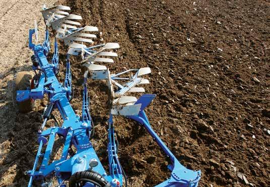 Variable to perfection - the Juwel V Good ploughing is largely dependent on the working width and the working depth of the individual plough bodies.