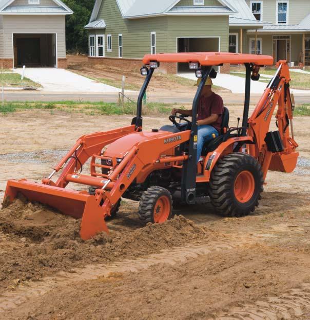 KUBOTA DIESEL TRACTOR B B26 More versatile than most tractors in its class, the streamlined