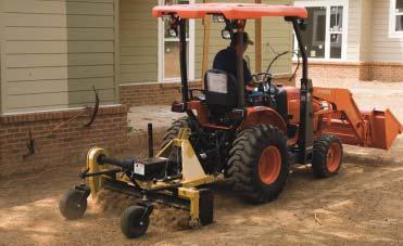 Remove the backhoe and attach our 3-point hitch to use a slasher,
