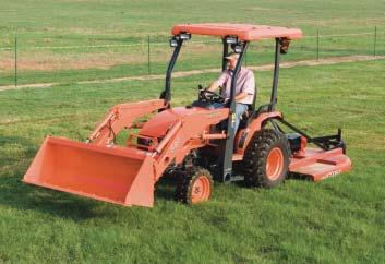 Or use our Skid Steer-type quick coupler to attach implements like a